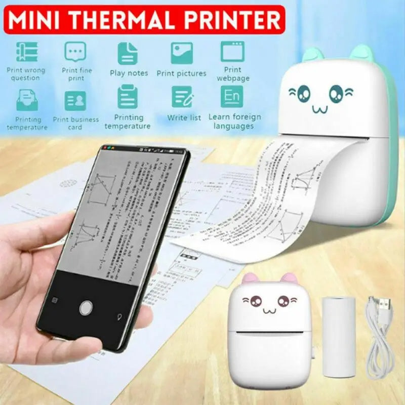 mini printer طابعة محمولة