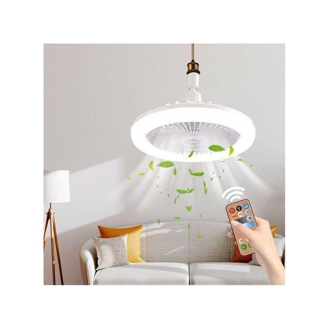 Plafonnier LED élégant avec ventilateur intégré
