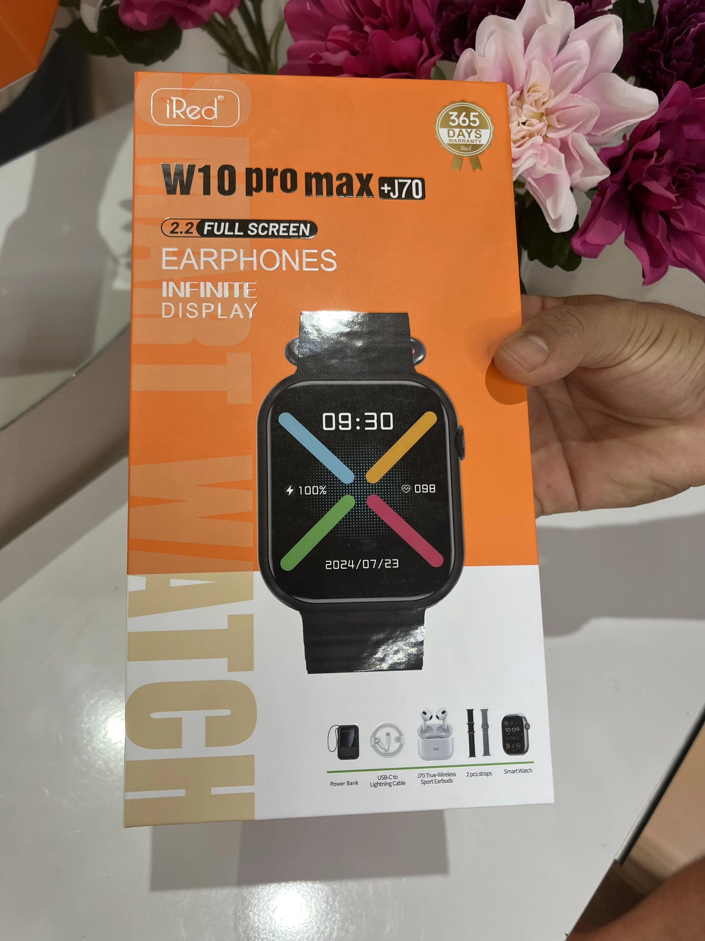 باك W10 Pro Max IRed