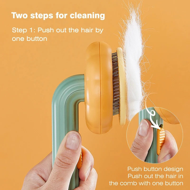 pet brush مشط لإزالة شعر القطط