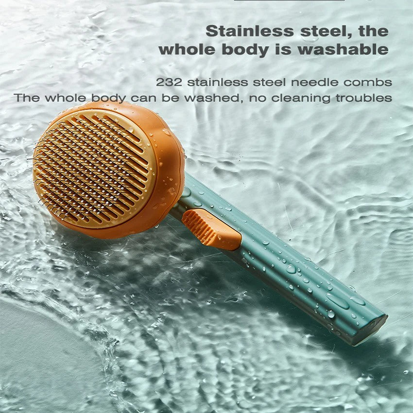 pet brush مشط لإزالة شعر القطط