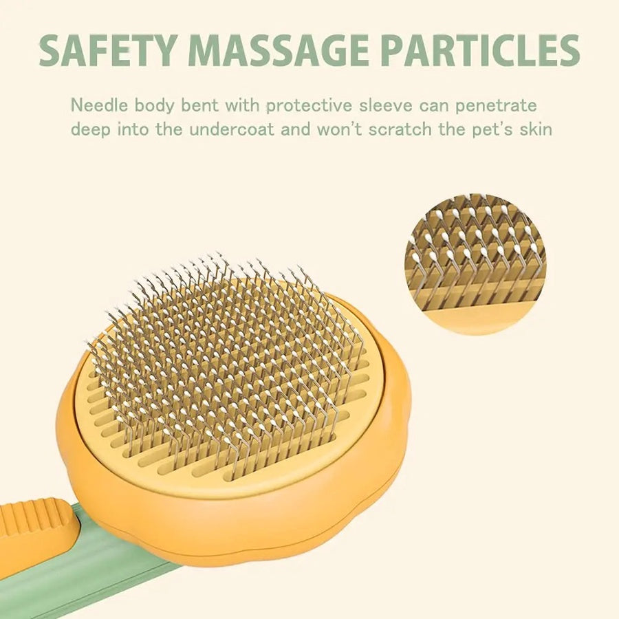 pet brush مشط لإزالة شعر القطط