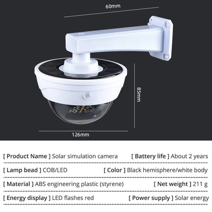 solar monitoring مصباح على شكل كاميرا