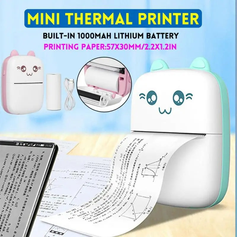 mini printer طابعة محمولة