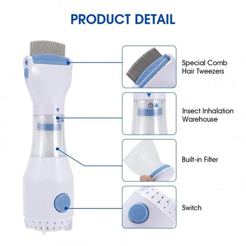 v-comb مشط لإزالة القمل