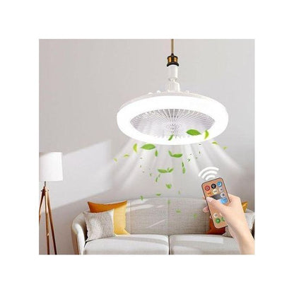 Plafonnier LED élégant avec ventilateur intégré