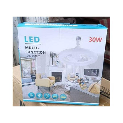 Plafonnier LED élégant avec ventilateur intégré