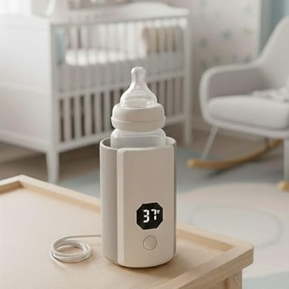 🍼 سخان رضاعة محمول قابل لإعادة الشحن