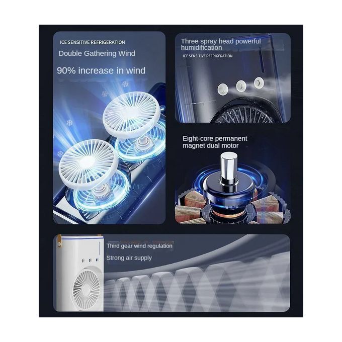 Climatiseur portable LED