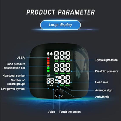 شاشة LED لقياس ضغط الدم