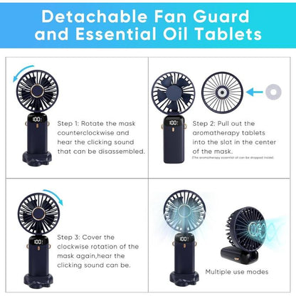 Ventilateur Portable,5 Vitesses