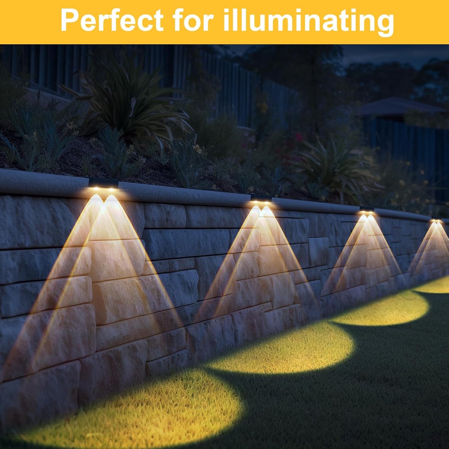 Lampe LED solaire extérieure