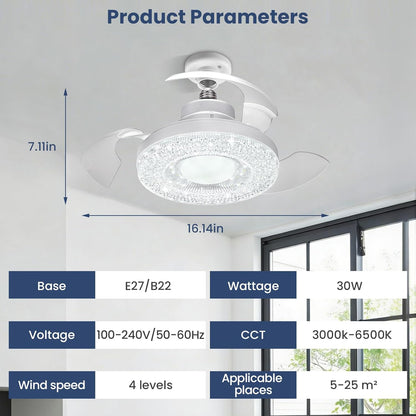 Ceiling Fans with Lights and Remote