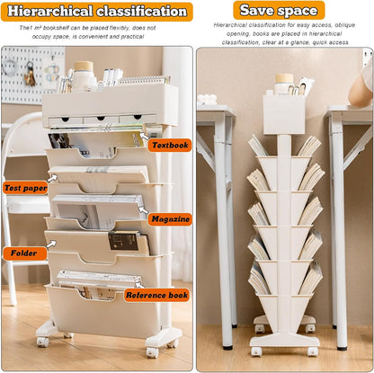 عربة تخزين متنقلة بـ6 طبقات