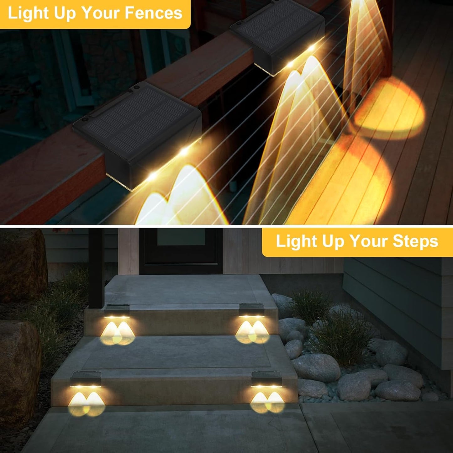 Lampe LED solaire extérieure