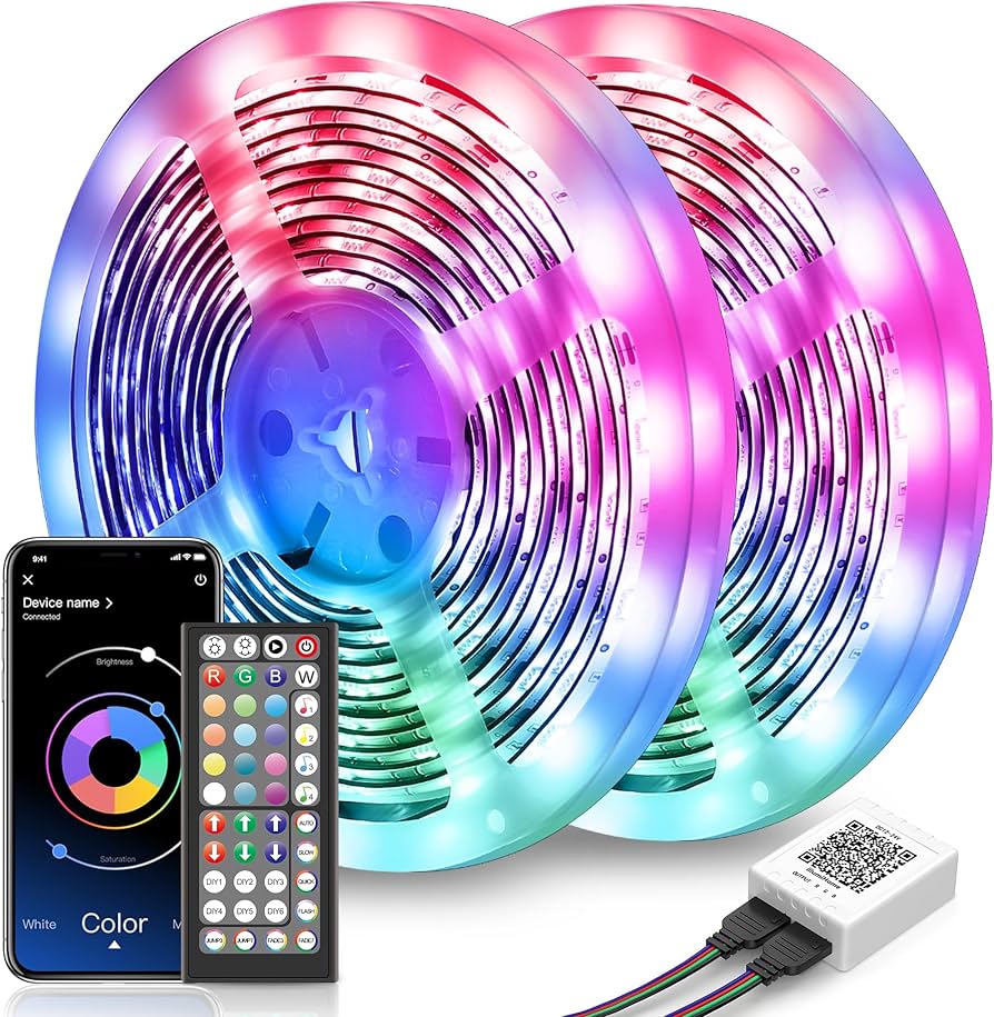 RGB LED، أي غرفة تولّي عصرية، دافئة، أو حفلة بضغطة زر.