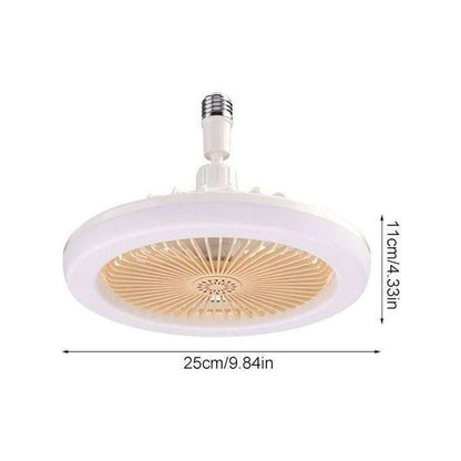 Plafonnier LED élégant avec ventilateur intégré