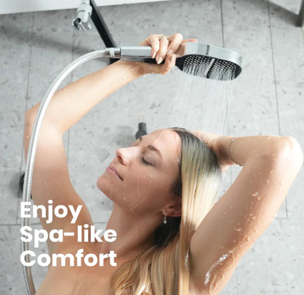 رأس دش 8 في 1 – ضغط قوي، راحة مثالية وتوفير للماء