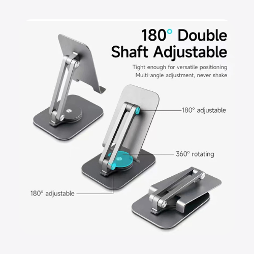 حامل هاتف/لوحة قابلة للطي تدور 360