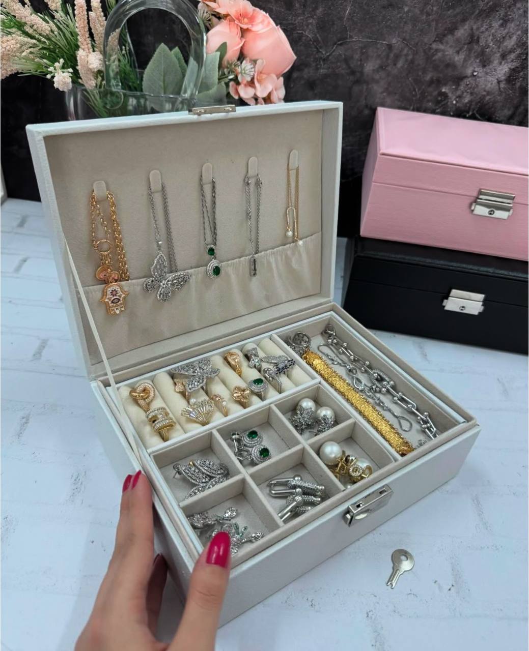 Boîte de rangement de bijoux