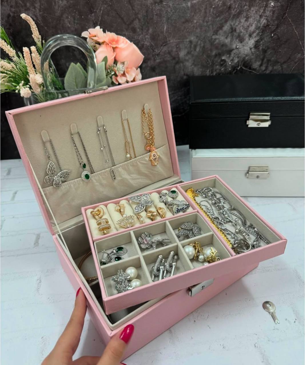 Boîte de rangement de bijoux