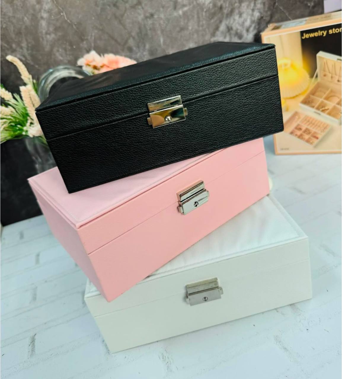 Boîte de rangement de bijoux